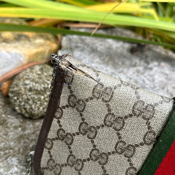 Vintage Gucci Mini Bag with Crossbody Strap-7x4.5-Silver Chain Link Strap - Picture 9 of 17